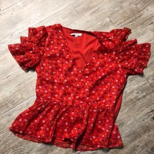 Super cute and flowy madewell top